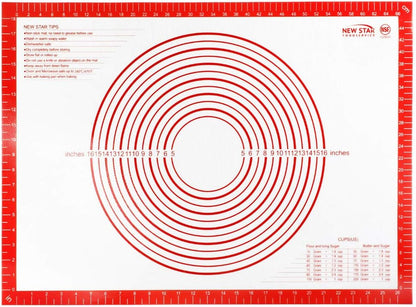 New Star Commercial Grade Silicone Pastry Mat | 20 In x 28 In