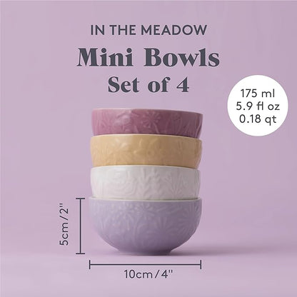 Mason Cash In The Meadow Mini Prep Bowl Set | 4 Piece