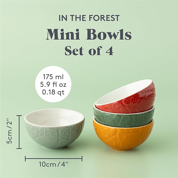 Mason Cash In The Forest Mini Prep Bowl Set | 4 Piece
