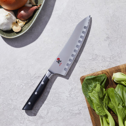 Miyabi Evolution Rocking Hollow Edge Santoku | 7 In