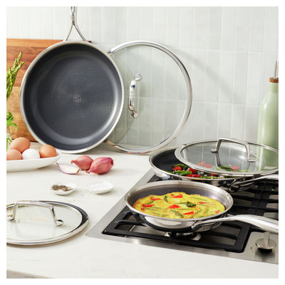 ZWILLING Peak 6-Piece Ceramic Hybrid Frying Pan Set