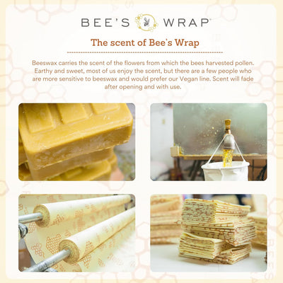 Bee’s Wrap CheeseWheels n' Wedges Print Med Wrap 3-Pack | 10 In x 11 In