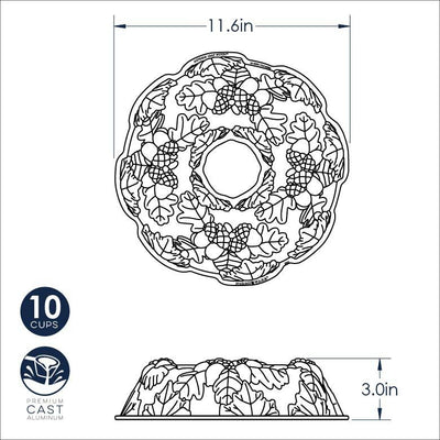 Nordic Ware Autumn Wreath Bundt Pan: A Harvest Celebration Centerpiece