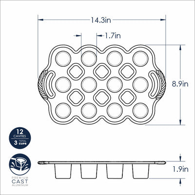 Nordic Ware Petite Popover Pan