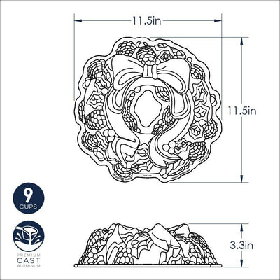 Nordic Ware Holiday Wreath Bundt Pan: A Festive Centerpiece