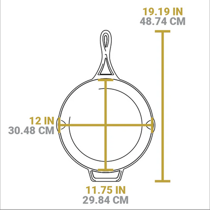 Lodge Blacklock Triple Seasoned Skillet Set | 10 Inch & 12 Inch