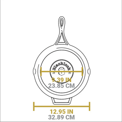 Lodge Blacklock Triple Seasoned Skillet Set | 10" & 12"
