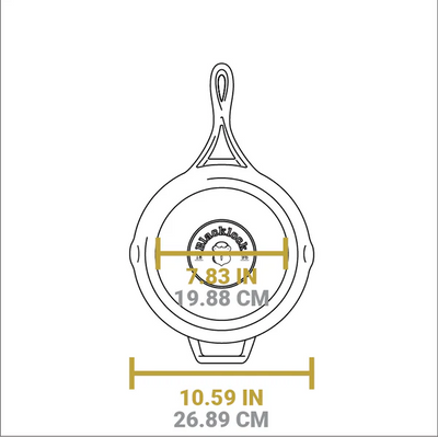 Lodge Blacklock Triple Seasoned Skillet Set | 10" & 12"