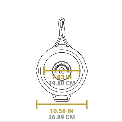 Lodge Blacklock Triple Seasoned Skillet Set | 10 Inch & 12 Inch