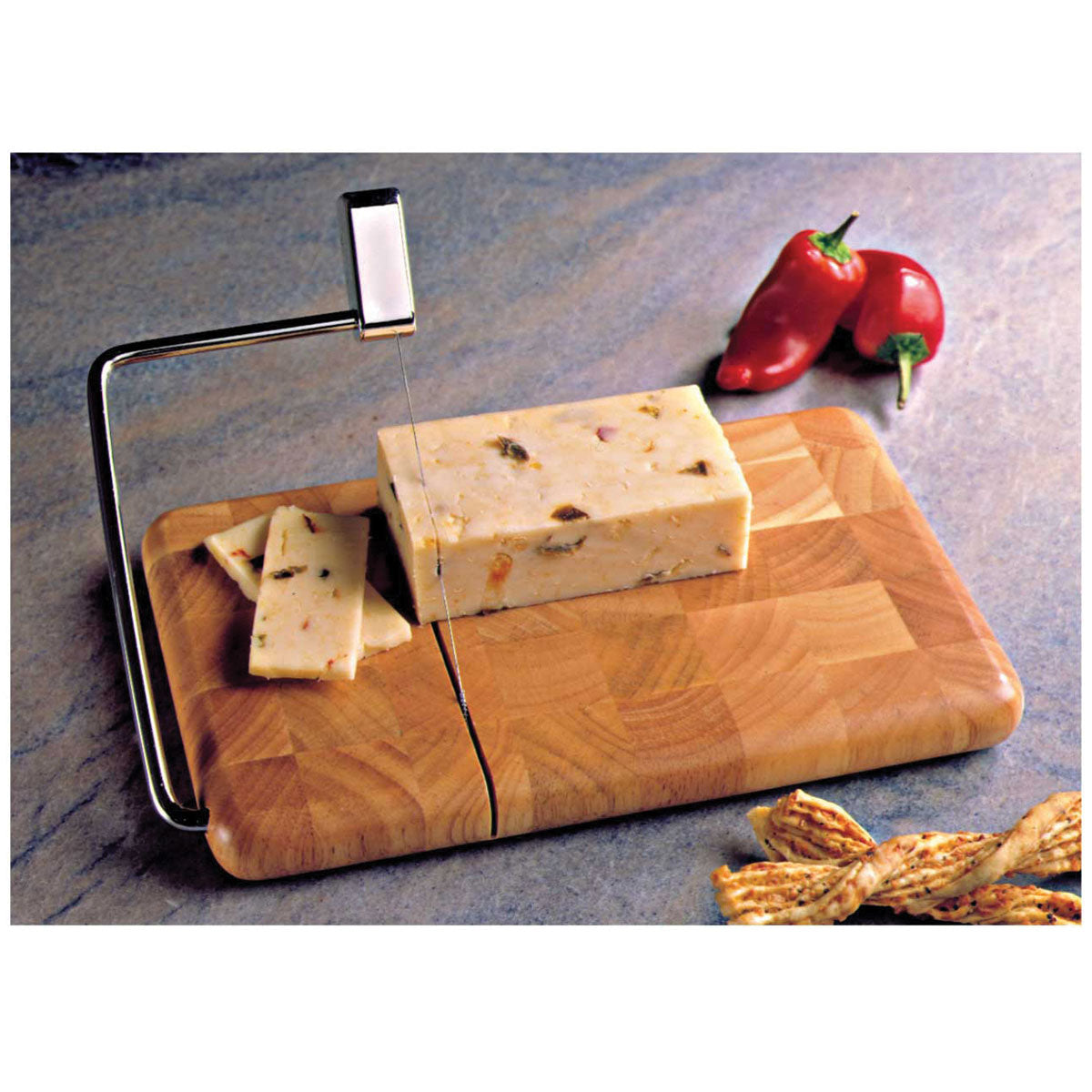 Butcher Block Cheese Slicer