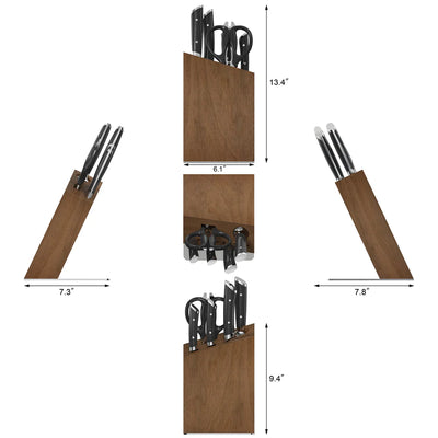 Cangshan HELENA Series Acacia Knife Block Set | 6 Piece
