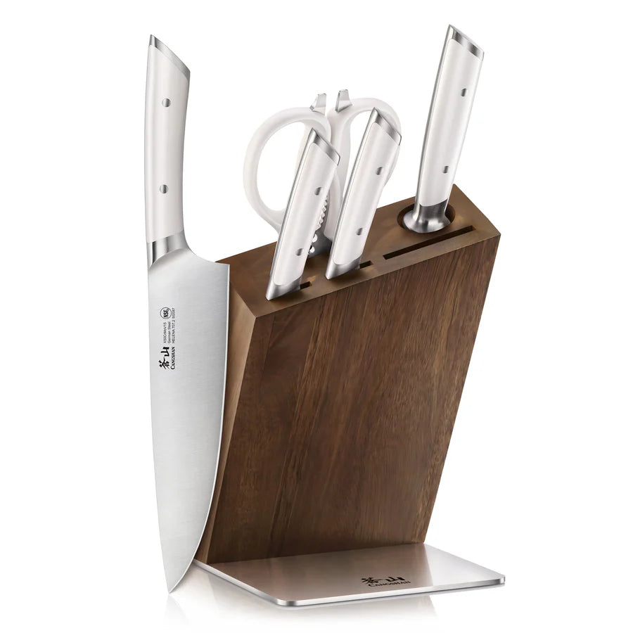 Cangshan HELENA Series Acacia Knife Block Set | 6 Piece