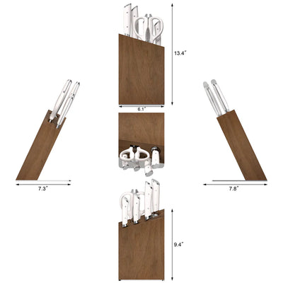 Cangshan HELENA Series Acacia Knife Block Set | 6 Piece