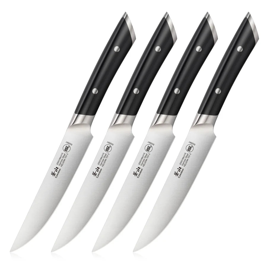 Cangshan HELENA Steak Knife Set | 4 Piece Black
