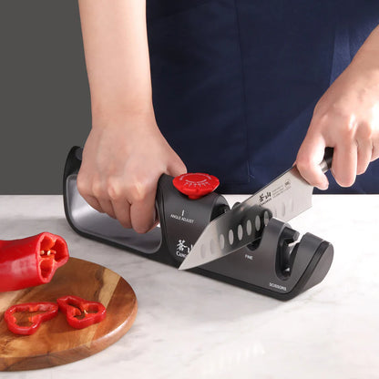 Cangshan Adjustable Knife & Scissor Sharpener | 3 Stage
