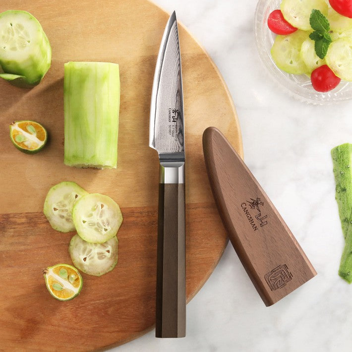MAYA Paring Knife with Sheath | 3.5 Inch