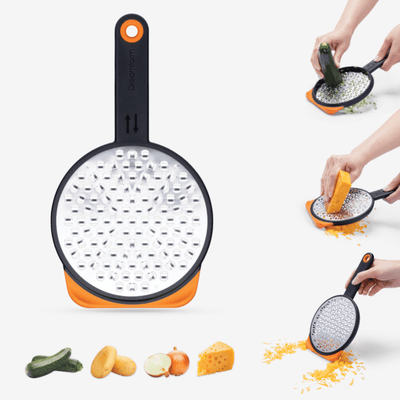 Dreamfarm Ograte | Two-Sided Speed Grater with Safety Cover | Course