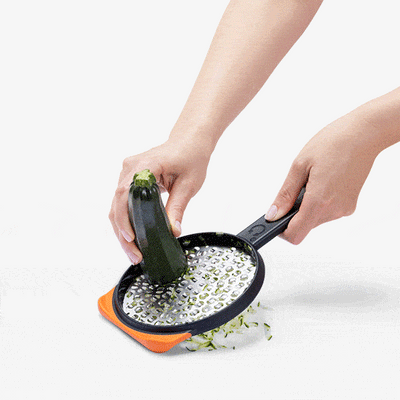 Dreamfarm Ograte | Two-Sided Speed Grater with Safety Cover | Course