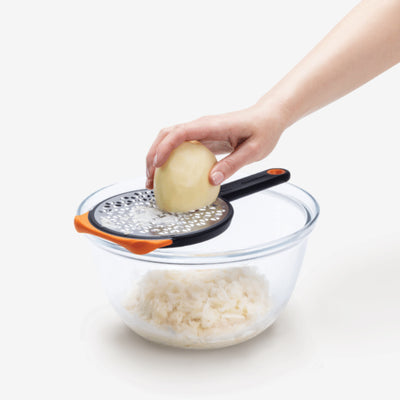 Dreamfarm Ograte | Two-Sided Speed Grater with Safety Cover | Course