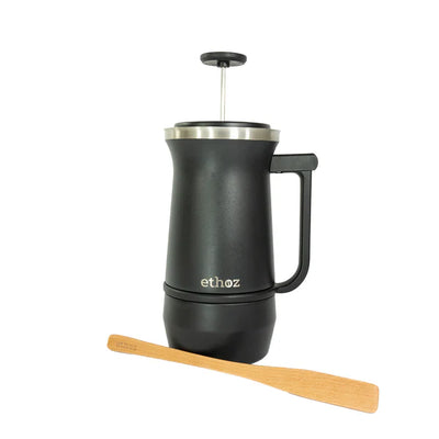 ethoz® Uptowner French Press | 32oz Vacuum-Insulated Coffee Maker