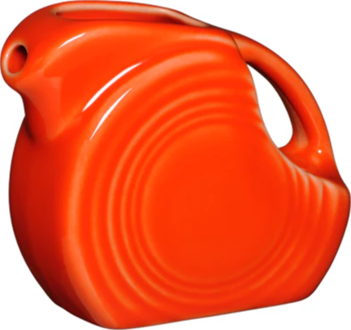 Fiesta® Mini Disc Pitcher | 5 oz Ceramic Creamer & Syrup Server
