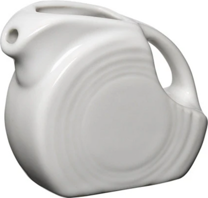 Fiesta® Mini Disc Pitcher | 5 oz Ceramic Creamer & Syrup Server