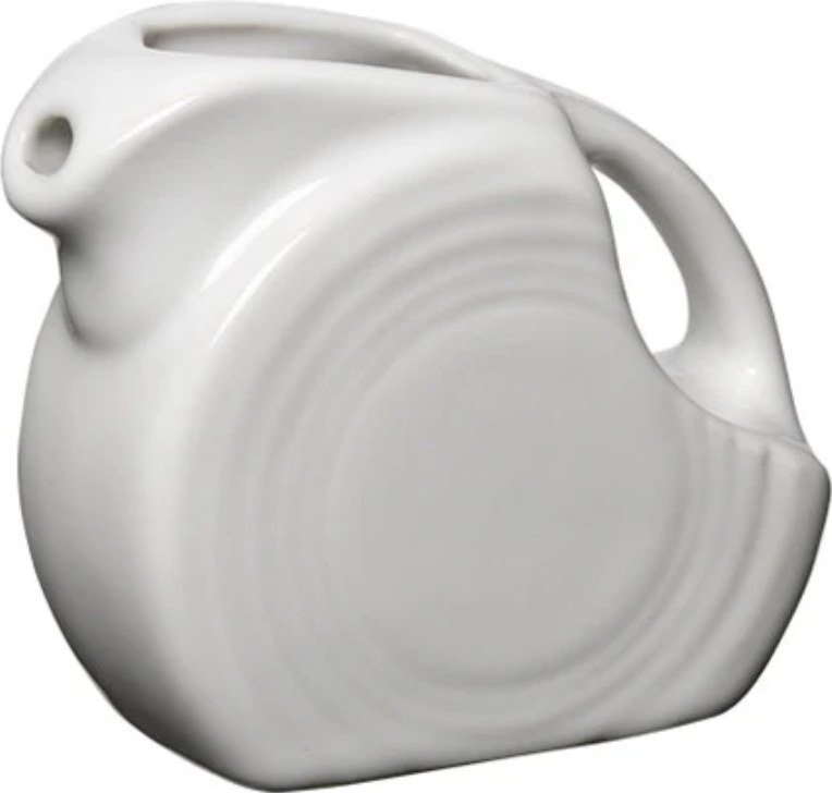 Fiesta® Mini Disc Pitcher | 5 oz Ceramic Creamer & Syrup Server