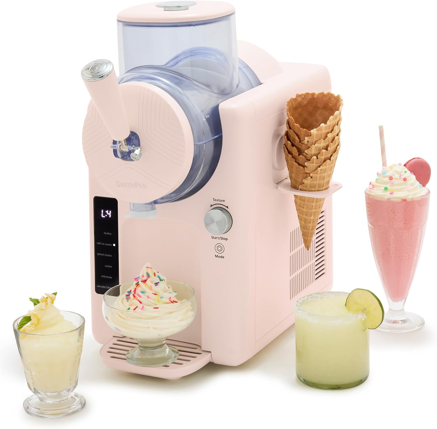 Green Pan Frost Frozen Drink | Soft Serve Ice Cream Maker