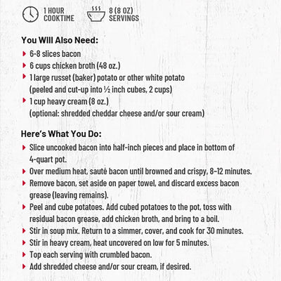 Frontier Soups Rocky Mountain Trail Loaded Potato Soup Mix