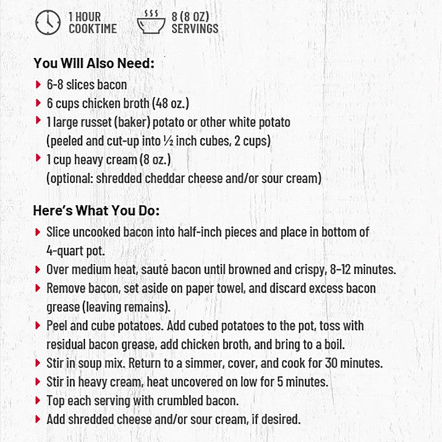 Frontier Soups Rocky Mountain Trail Loaded Potato Soup Mix