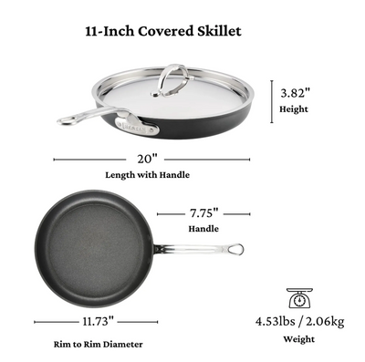 Hestan TITUM® Fusion™ 3-Piece Nonstick Skillet Set (8", 9.5", 12") | The Ultimate Kitchen Trio
