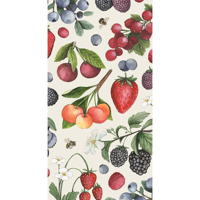 Hester & Cook Wild Berry Guest Napkins | 15 Count Premium Paper Guest Towels