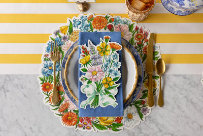 Hester & Cook Die-Cut Wildflower Wreath Paper Placemats | Set of 12