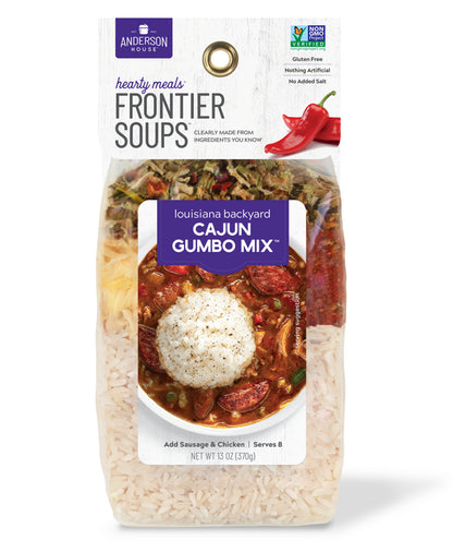 Frontier Soups Louisiana Backyard Cajun Gumbo Soup Mix