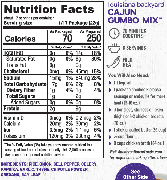 Frontier Soups Louisiana Backyard Cajun Gumbo Soup Mix