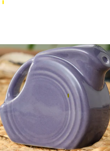 Fiesta® Mini Disc Pitcher | 5 oz Ceramic Creamer & Syrup Server