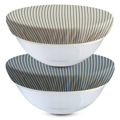 Reusable 12" Beeswax Bowl Covers for Bread Proofing & Food Storage | Set/2