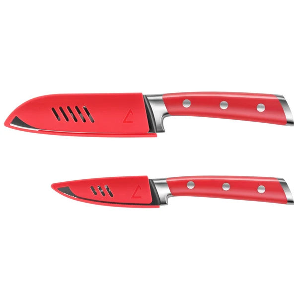 Cangshan S+ Series 2‑Piece Titanium‑Coated Santoku Starter Knife Set