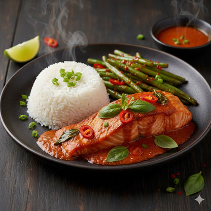 1/22 Thai Coconut Curry Salmon and more