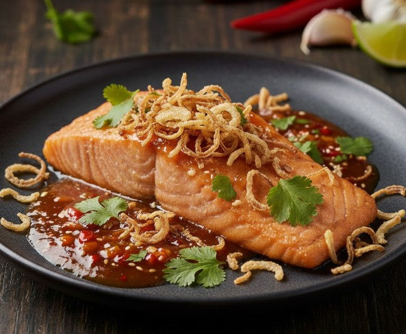 4/3  Shrimp & Salmon : Thai Style