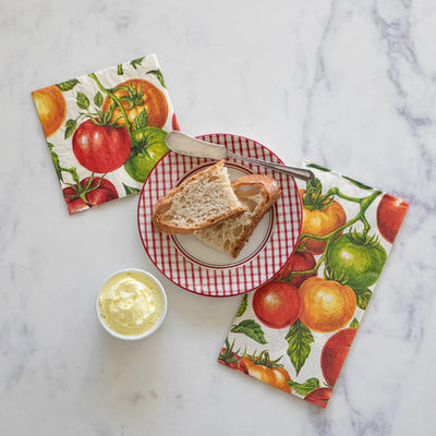 Hester & Cook Tomato Guest Napkins | 15 Count Paper Guest Towels