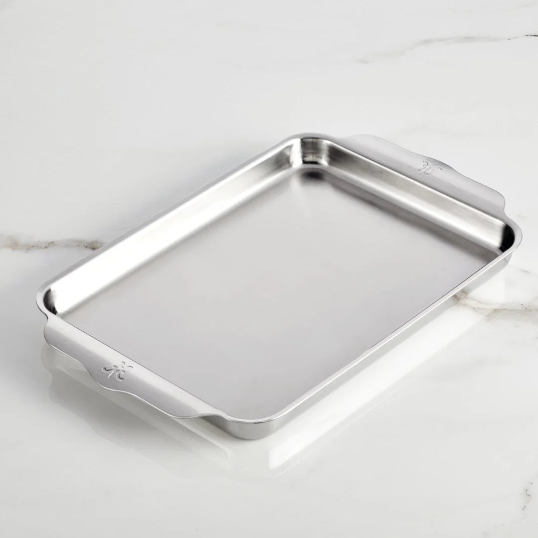 Hestan OvenBond Tri-Ply Qtr Sheet Pan | 9x12In | Clad Stainless Steel