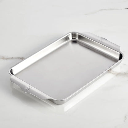 Hestan OvenBond Tri-Ply Qtr Sheet Pan | 9x12In | Clad Stainless Steel