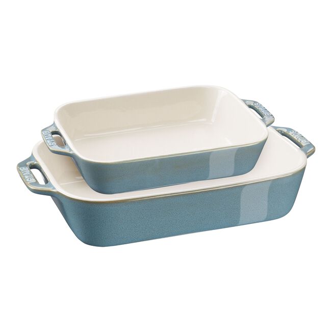 Staub Rectangular Baking Dish Set | 2 Piece Set