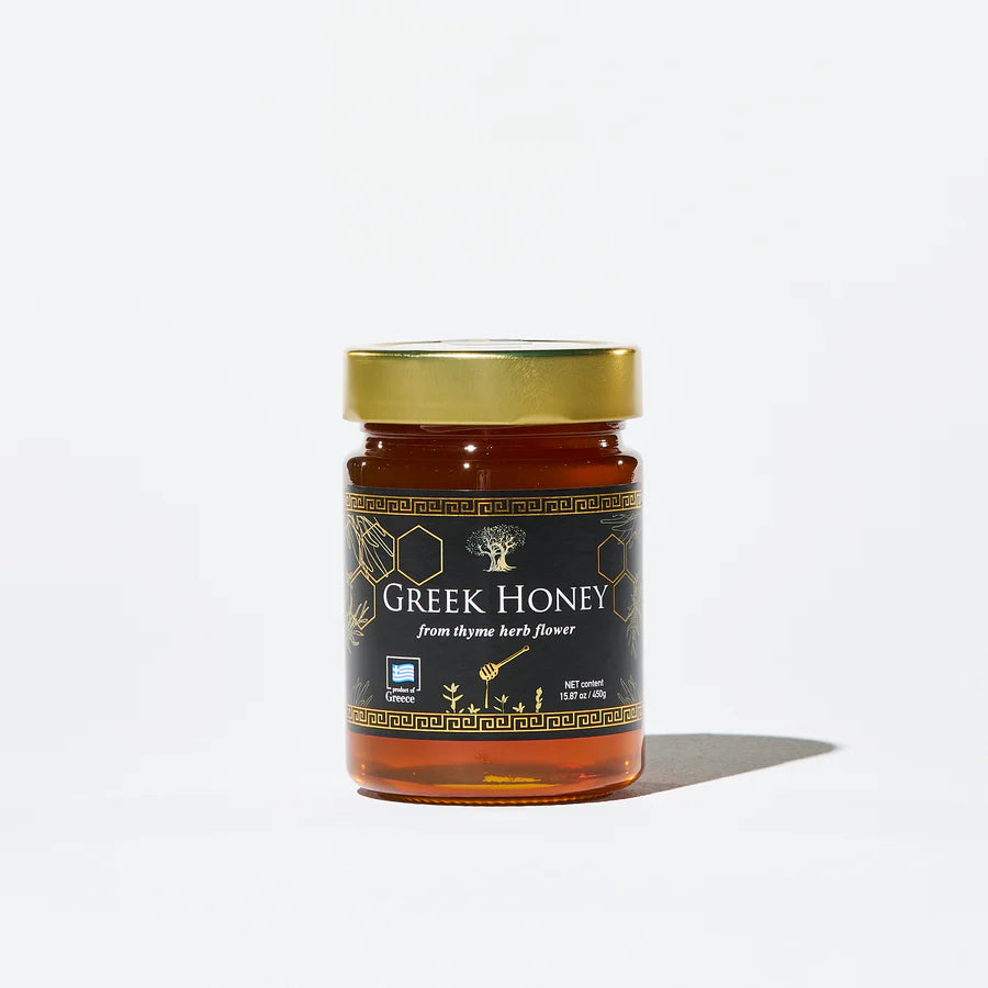 Truly Greek Authentic Thyme Honey (15.87oz) | Rare Mediterranean Nectar