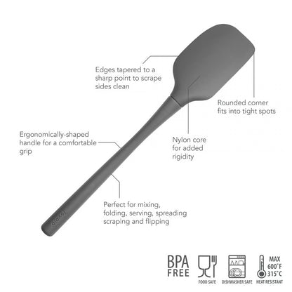 Flex-Core Silicone Spatula | Charcoal