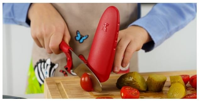 Twinny Chef Knife Red