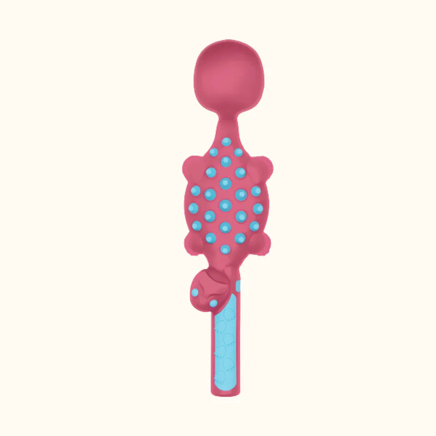 Constructive Eating Dino Utensils | Pink Spoon