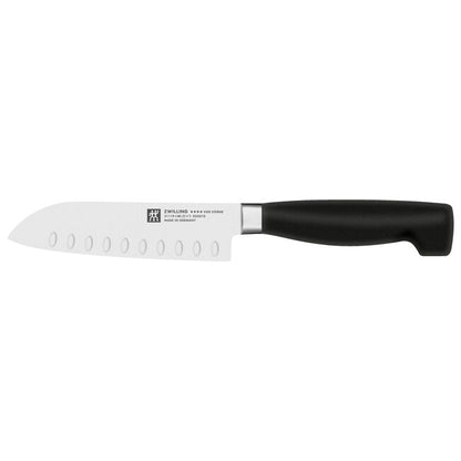 Zwilling Four Star Hollow Edge Santoku Knife | 5.5 Inch