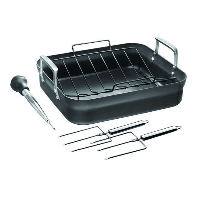 Zwilling Motion Nonstick Roasting Pan Set | 4-Piece
